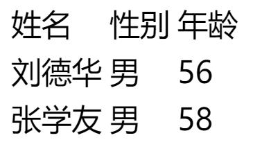 基本表格
